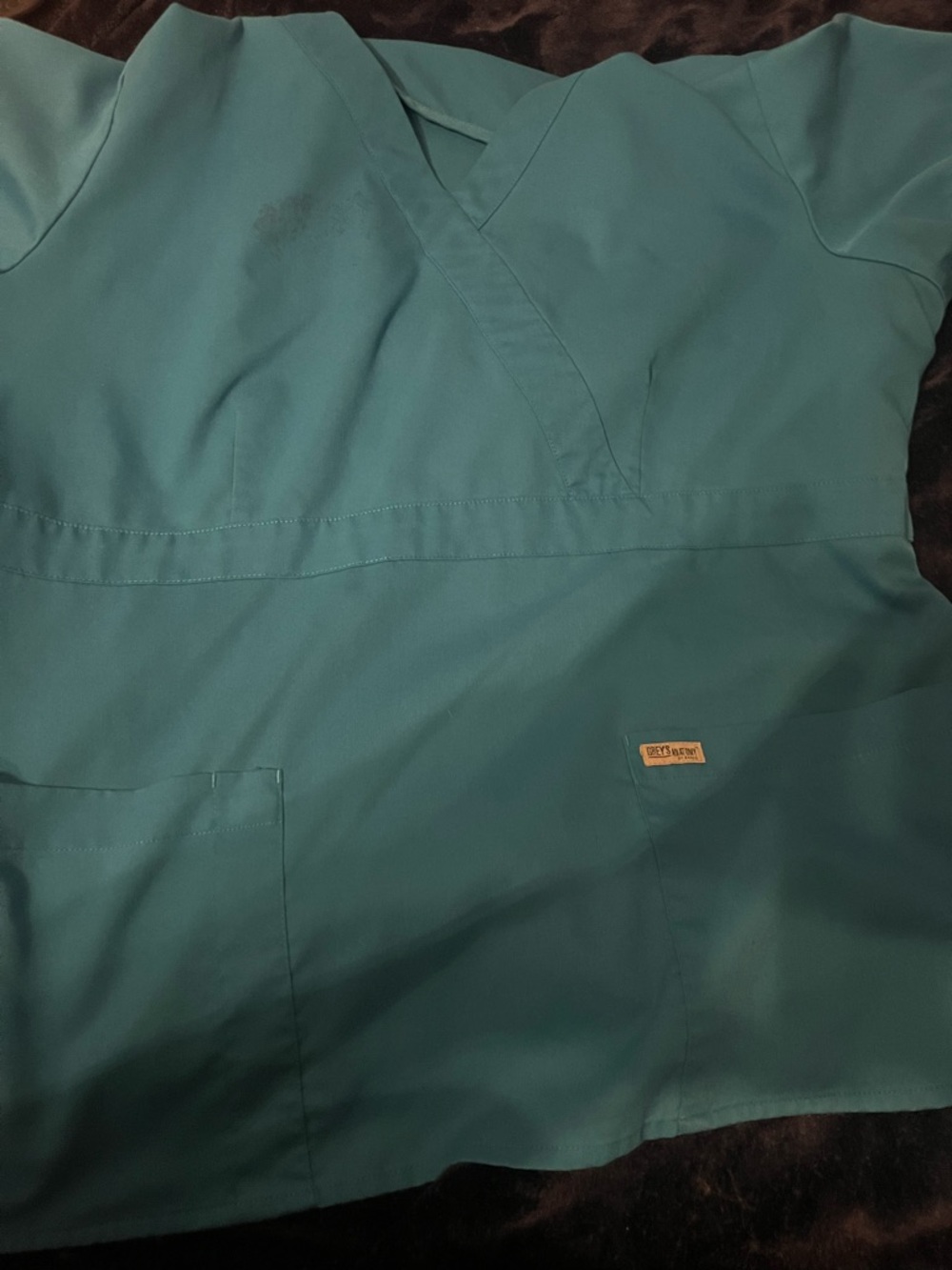 Barco Uniforms green  V-Neck Medical Top and bottom